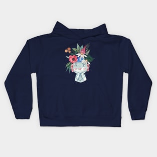 Flower Child Vase Kids Hoodie